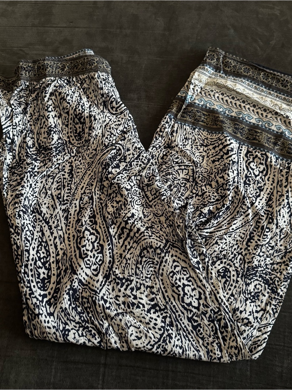 NWOT- Cat Walk Black & White Patterned Lounge Pants.